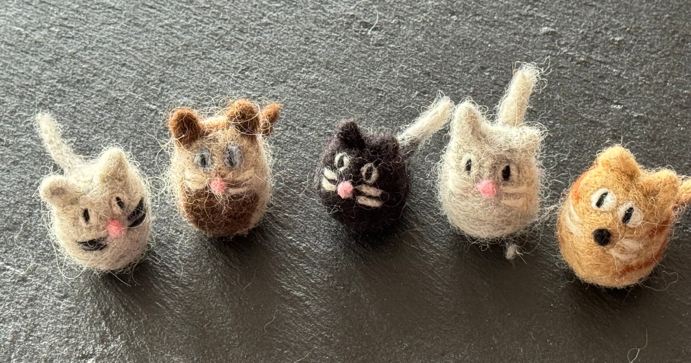 Tiny Kitties – handgefilzte Minikätzchen
